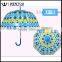 WENTOU Personalized Colorful Clear Bubble Dome Rain Umbrella