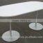 Pure white beautiful round acrylic solid surface stone coffee tables