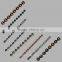 Decorative hanging metal bead curtain