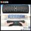 2.4GHz Mini Gryo Fly Air Mouse with QWERTY Keyboard for Set Top Box--T6--Shenzhen Ricom