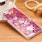 Colorful Moving Stars Liquid Glitter Quicksand 3D Bling Phone Case Cover For Iphone 6 Shining Star Liquid Case