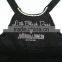 Cheap wholesale embroidery black cooking apron with customized logo