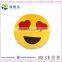 Cute EMOJI plush custom Round pillow cushion