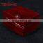 Wine red wood jewelry packaging box
