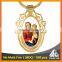 Best selling catholic/christian/royals printing decorative metal keychain maker