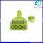 50mm*42mm Sheep Ear Tags With Laser Number