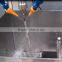 Combination of rubbing stone and finish tool and 3axis robot availavle for free-form furface polishing.