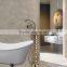Chrome Plated Hot and Cold Rainfall Brass Bathtub Faucet