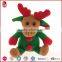 Plush Animated Christmas Reindeer In Cute Custom Design Animal