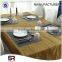 2015 New Banque Dining Gold Satin Table Runner