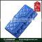 Ccustomize genuine leather ladies purse,lingge pattern lady wallet
