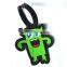 Monster Custom Soft PVC Luggage Tag Airplane For Promotional Gift