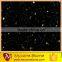 Polished Black Galaxy Indian Black Granite Tile