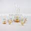Hot Selling Set of 6 Clear Glass Drinking Water, Chinese Wine Pot