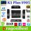 Accept DHL K1 Plus Android TV Box Amlogic S905 Quad Core 4K Smart Media Player Google TV Box
