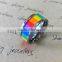 New year product titanium camo rings for unisex