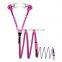 New colorful cable zipper earphones in ear headphone & earphone for mobile phone