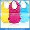 Cheap wholesale silicone bib waterproof baby bib