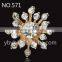 Branches Rhinestone Flower of Garment Accessory for Dress Design -571