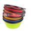 2016 Hot Luxury Pet silicone Bowl Pet Dog Folding Portable Bowls For Dog Feeders Silicone Bowls