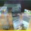 customized clear gold color printing souvenir gift plastic box
