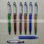 Trending hot products 2016 soft black stylus on the top slim crystal stylus pen