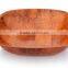 LC527 Wood Woven Square Fruit Bowl