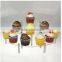 Clear Acrylic 3 Tier Half Moon Cupcake Shelves / Table Top Retail Display Riser / Spice Jar Shelf Rack