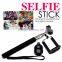 Factory supply wireless bluetooth selfie stick monopod with shutter remote