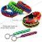 Chinese wholesale plastic buckles and metal charms 330 para cord survival bracelet paracord