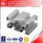 White anodized 6063 t5 aluminum of industrial profile for construction