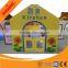 Family play diy fireboard wooden doll house for baby