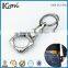 33mm metal zinc alloy shiny nickel split key ring for bag