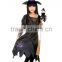 2015 Halloween costume for girl Dance Costumes for Kid Witch Suit and HAT Party Costume Halloween Chrismas Costume dress