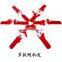 Western cheap custom santas silicone slap bracelet