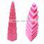 Preschool kid toy wooden Montessori Pink Tower set made in china