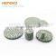 Sintered components for fluid filtering
