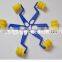 Low-density Flexible Durable Oil Painting Yellow Color Paint Foam Roller Brush