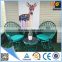 2015 Most Popular Customized 3pcs Cafe Table Chair Set