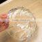 Maple leaf glass bowl kitchenware glass bowl clear glass bowl with stem microwave glass bowl