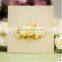 customized wedding invitation card with flower decoration