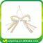 Natural Raffia Bow Tie With Elastic Loop Raffia Pre-tied Bow