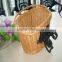 natural high quality wicker removable bicycle basket wholesale