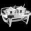 stainless steel roll top restaurant buffet chafing dish/food warmer