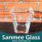Cheap Square Glass Candle Holder for Wholesale