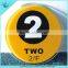 Customize round shape acrylic number sign