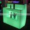 Outdoor Weatherproof Rechargeable Glowing Color LED bar furniture