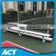 Portable moveable aluminum bench brackets for live soccer