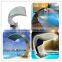 Well effect Hydromassage stainless steel spa shower animal shape protable water curtain for swim pool
