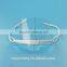 High Quality White Holder Anti Saliva Food Hygiene Clear Plastic Transparent Face Mask for Food Service